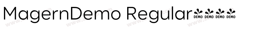 MagernDemo Regular字体转换